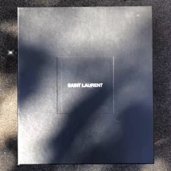 Saint Laurent Glitter Zip-Up Ankle Boots - Picture 3 of 4